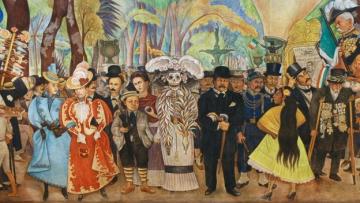 Sueño de una tarde dominical en la alameda central (mural) – Diego Rivera
